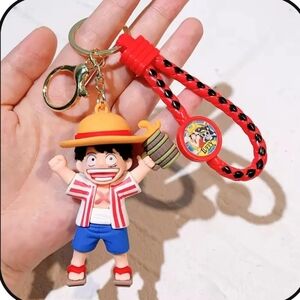 Copy One Piece Luffy Funny Anime Keychain